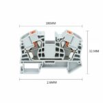 PT-16 Bornier DIN Rail Push-in 90A 1000V (1005004507608254) – Image 2