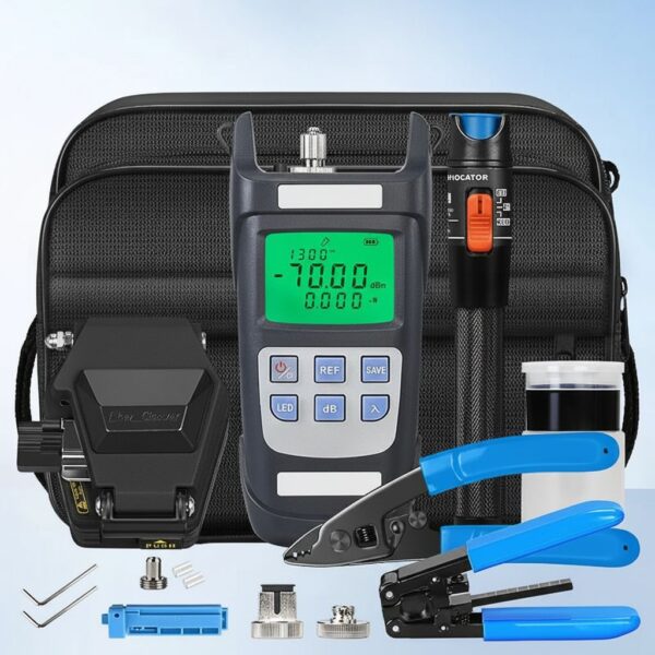 Kit FTTH AUA-6C — Cliveuse Fiber-70, Powermètre +10dBm, VFL 15mW